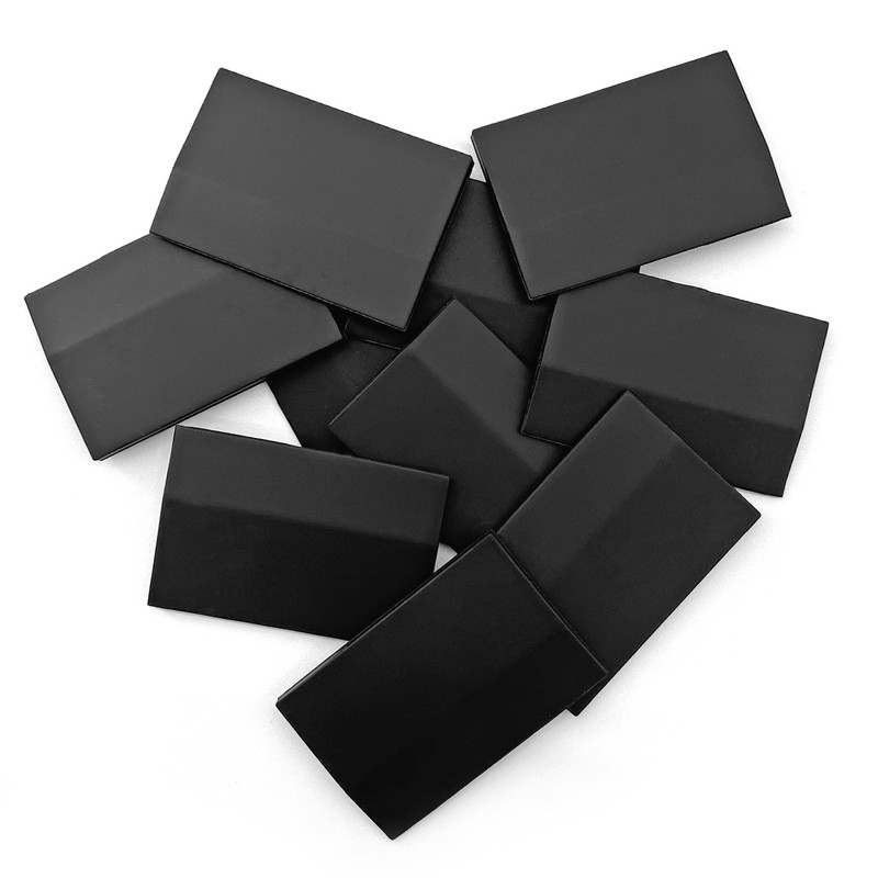 Small black silicone squeegee pack of 10
