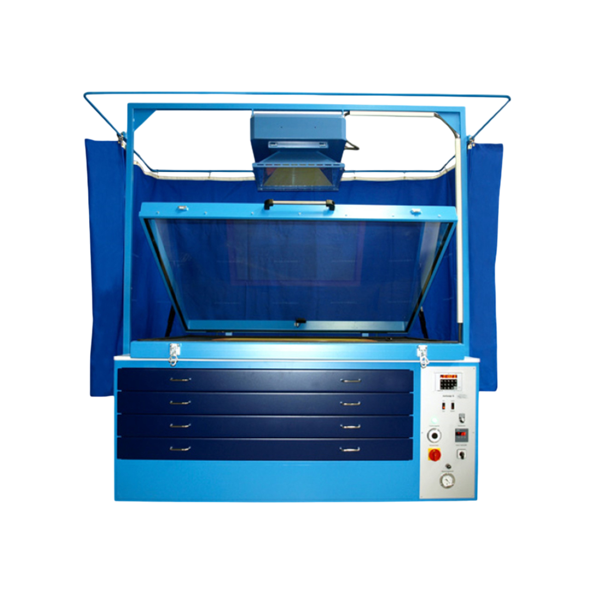 UV exposure unit 150 x 220cm incl. vacuum and film dryer